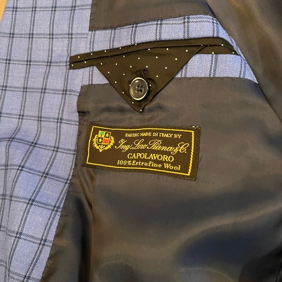 Saks Fifth Avenue blazer size 46. Made in Italy - Picture 2 of 7